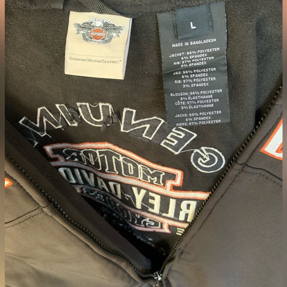 Harley Davidson zip up sweat shirt - Picture 4 of 4